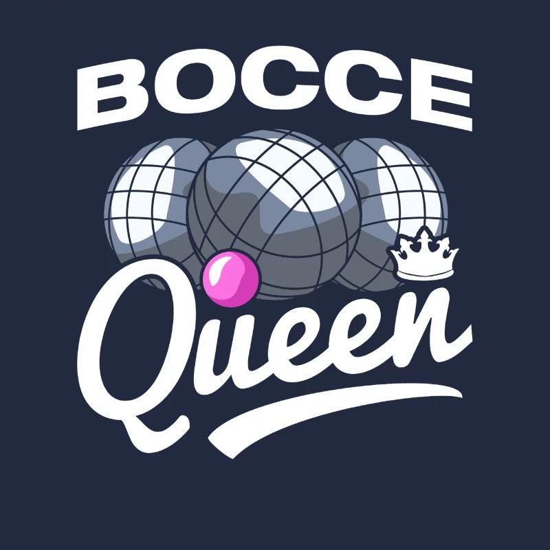 Joueuse de bocce Queen Petanque Boule