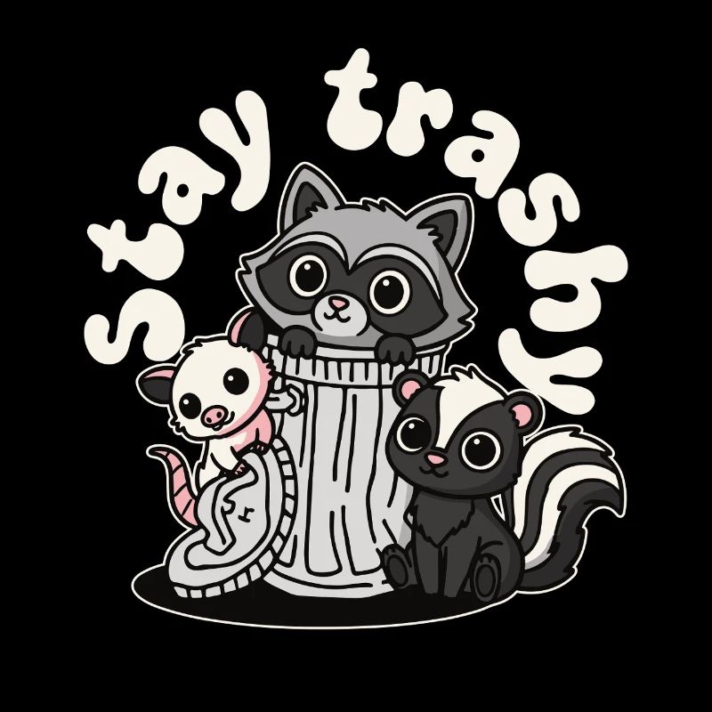 Reste Raton laveur Opossum Skunk