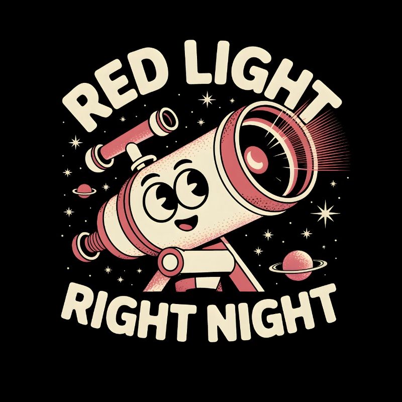 Red Light Clear Night | Astronomy