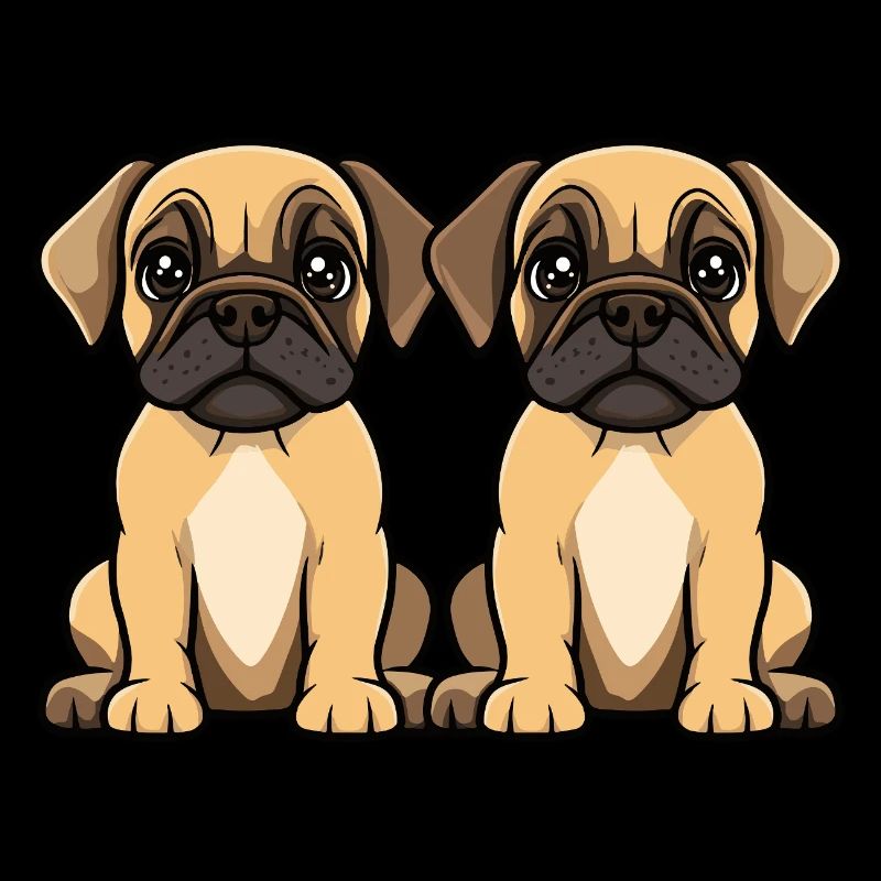 Bullmastiff Hund Comic