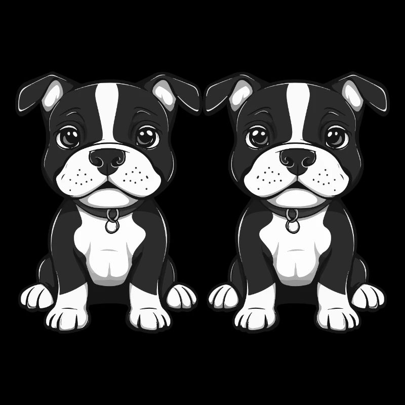 Pit Terrier Hund Comic