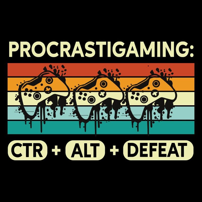 Gamer Procrastigaming CTR Alt Defeat Gaming