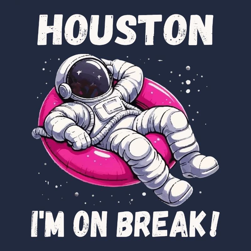 Houston, je prends une pause - Astronaute détendu