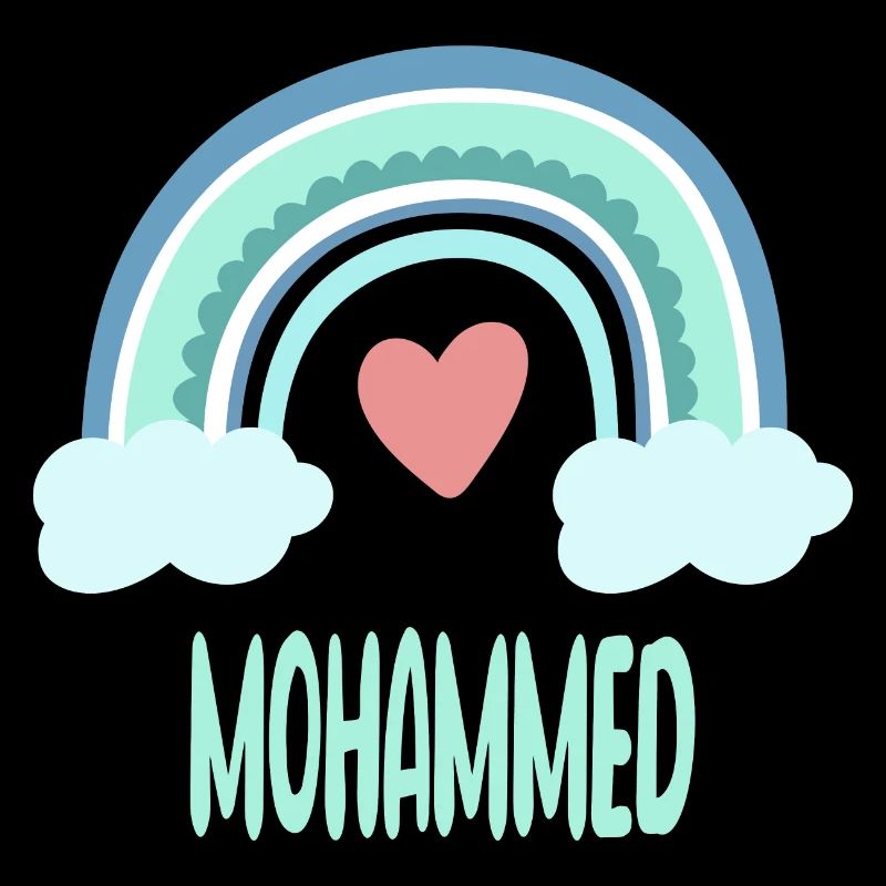 Mohammed Name Rainbow Baby