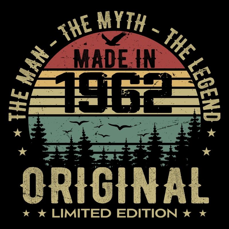 Original 1962 Retro 1962 Geburtstagsgeschenk 1962
