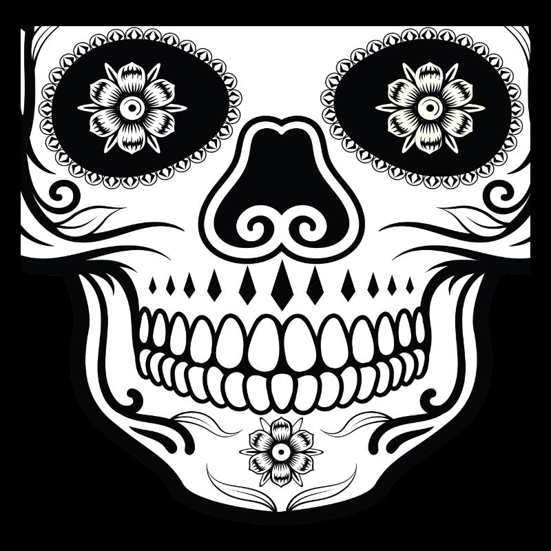 Crâne de mort mexicain Protection buccale