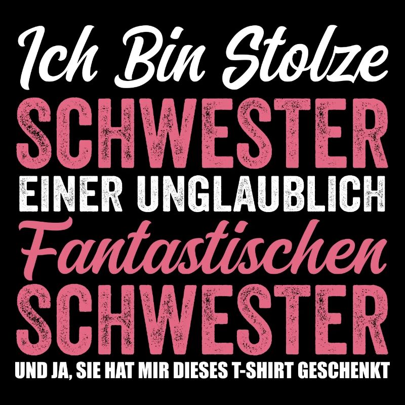 Stolze Schwester einer unglaublich fantastischen