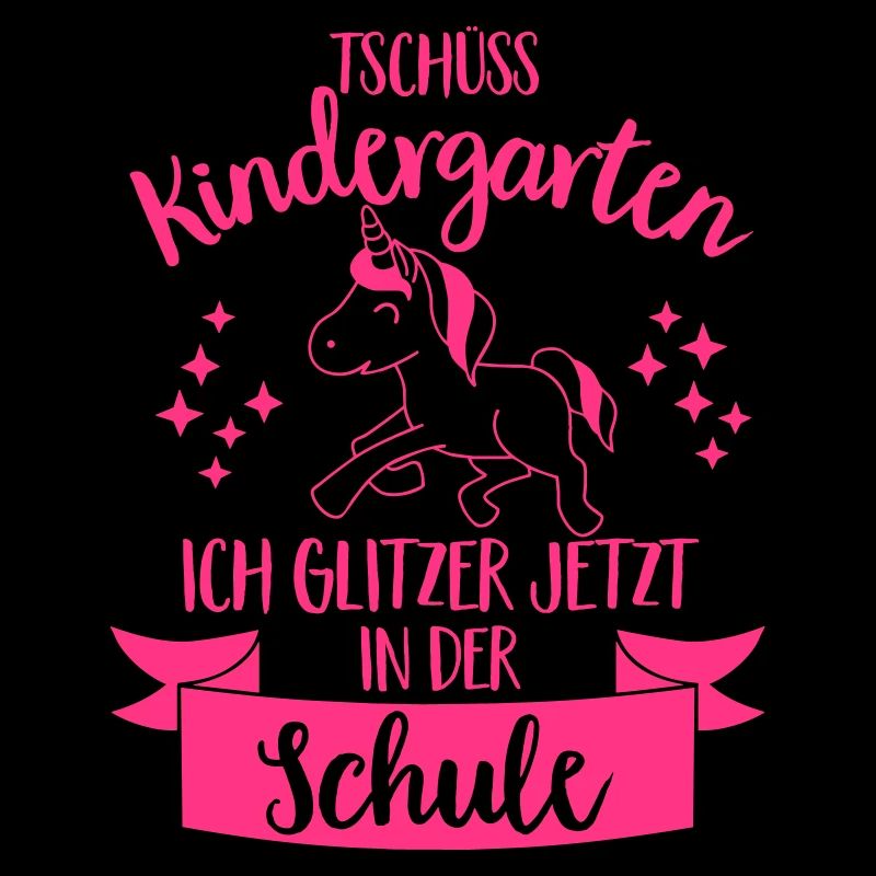 Tschüss Kindergarten, ich glitzer in der Schule