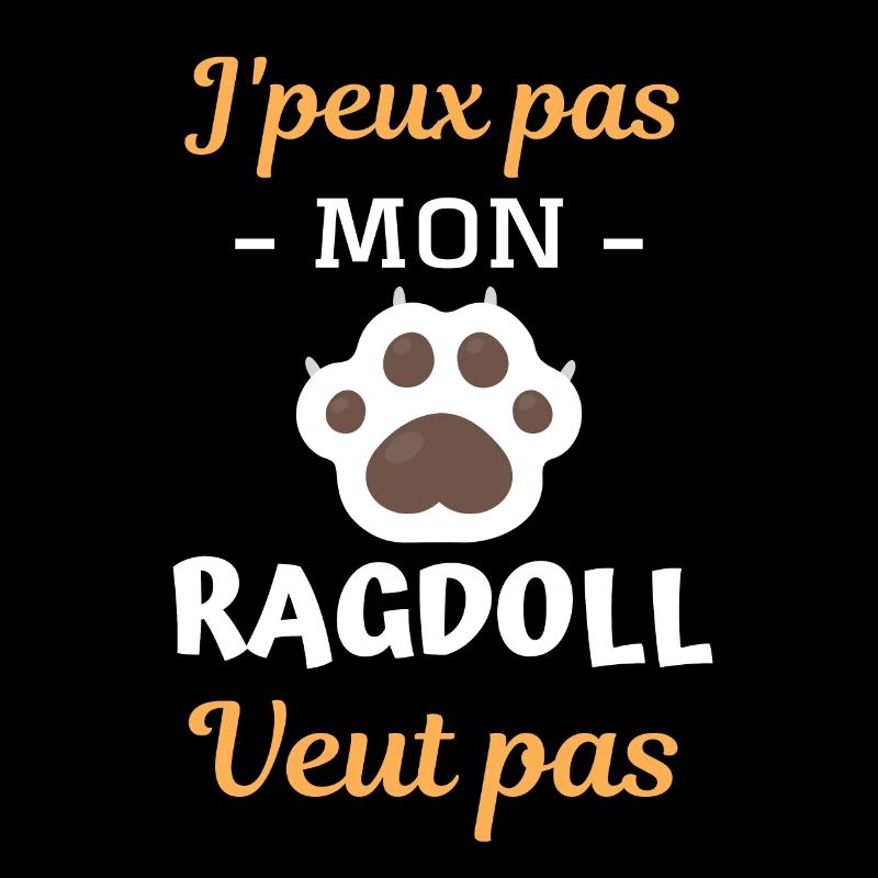 Race de chat ragdoll