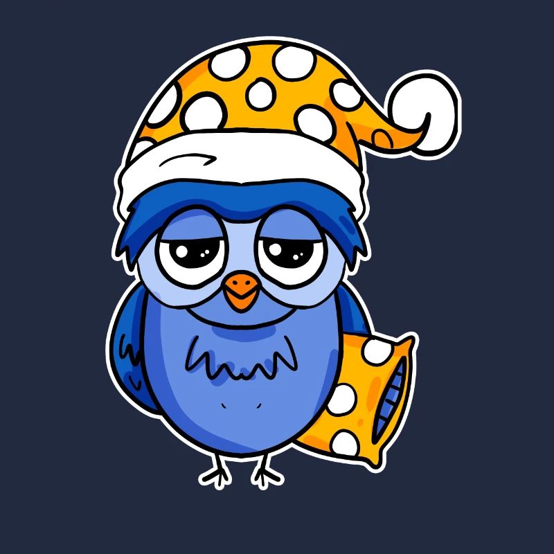 Early riser owl sleeping