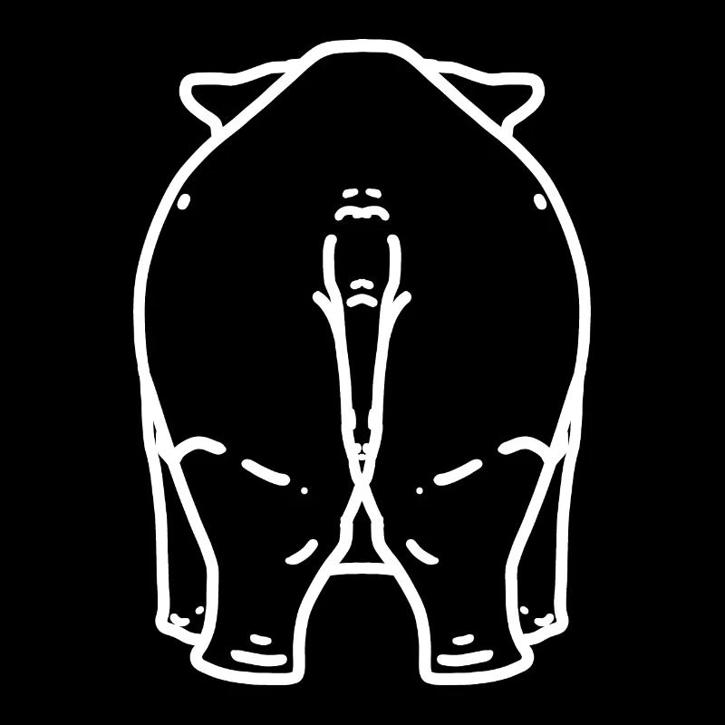 Fesses de rhinocéros