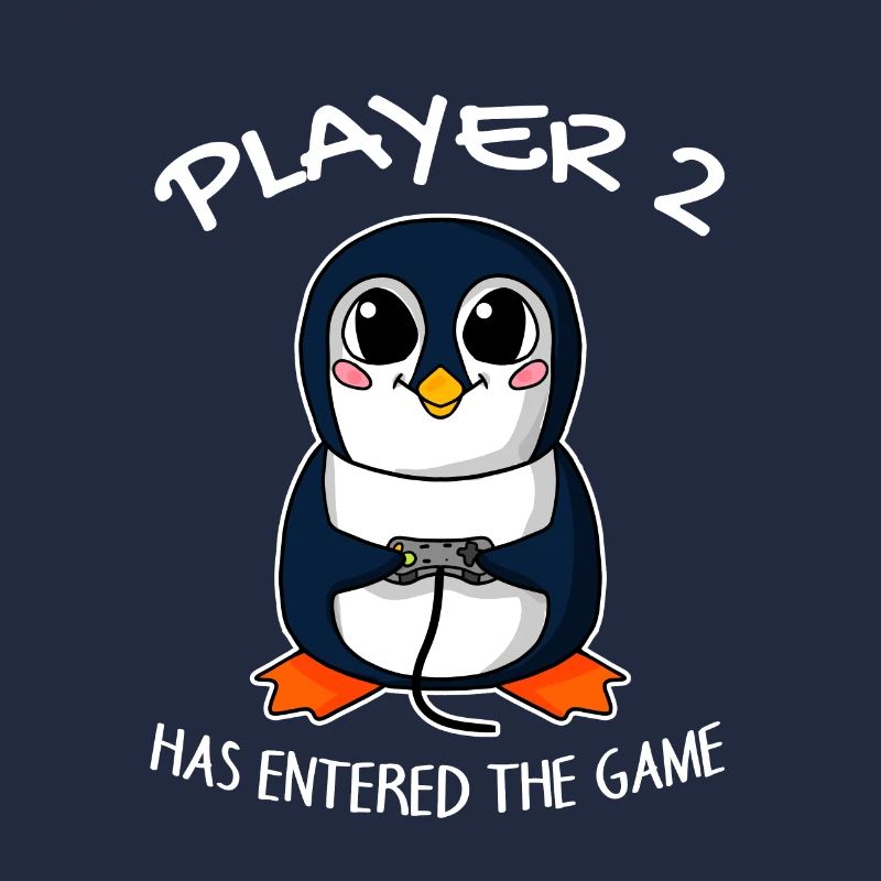 Deuxième bébé joueur 2 Bébé Pingouin Enceinte
