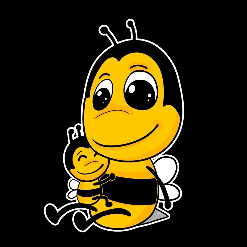 Famille - Abeille avec bébé - Abeille