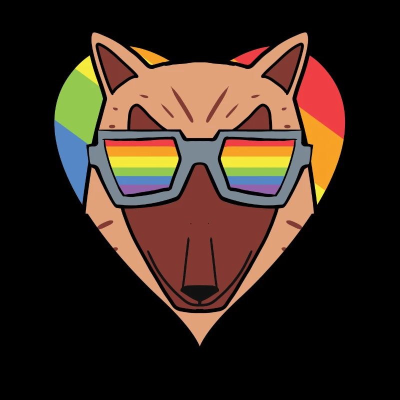 LGBT Dog Rainbow