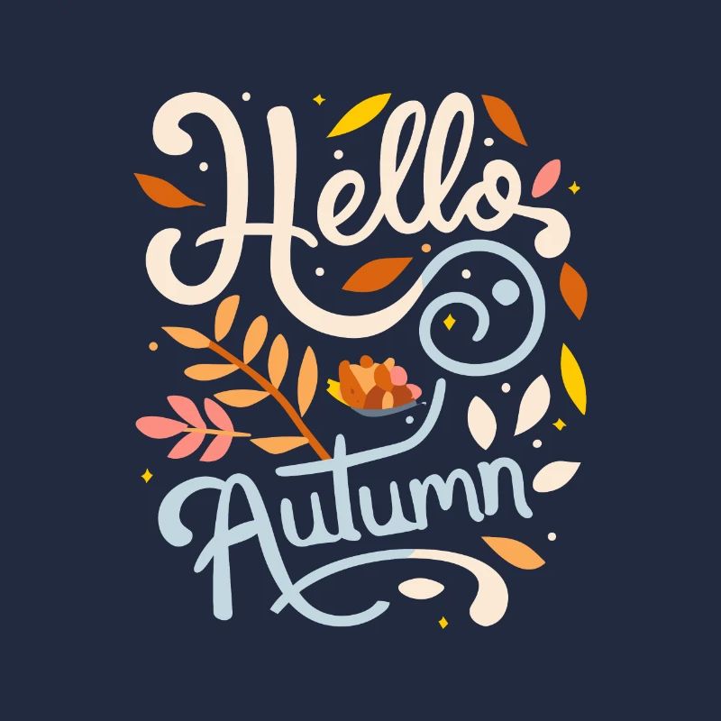 Hallo Herbsttypografie - Herbstmode