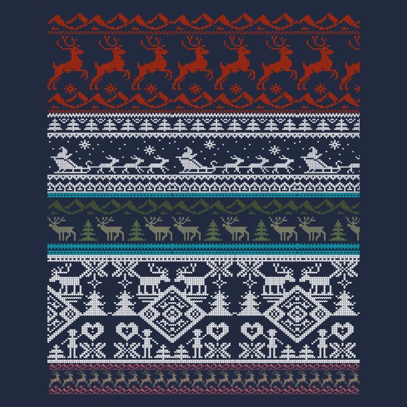 Knitted Christmas Pattern