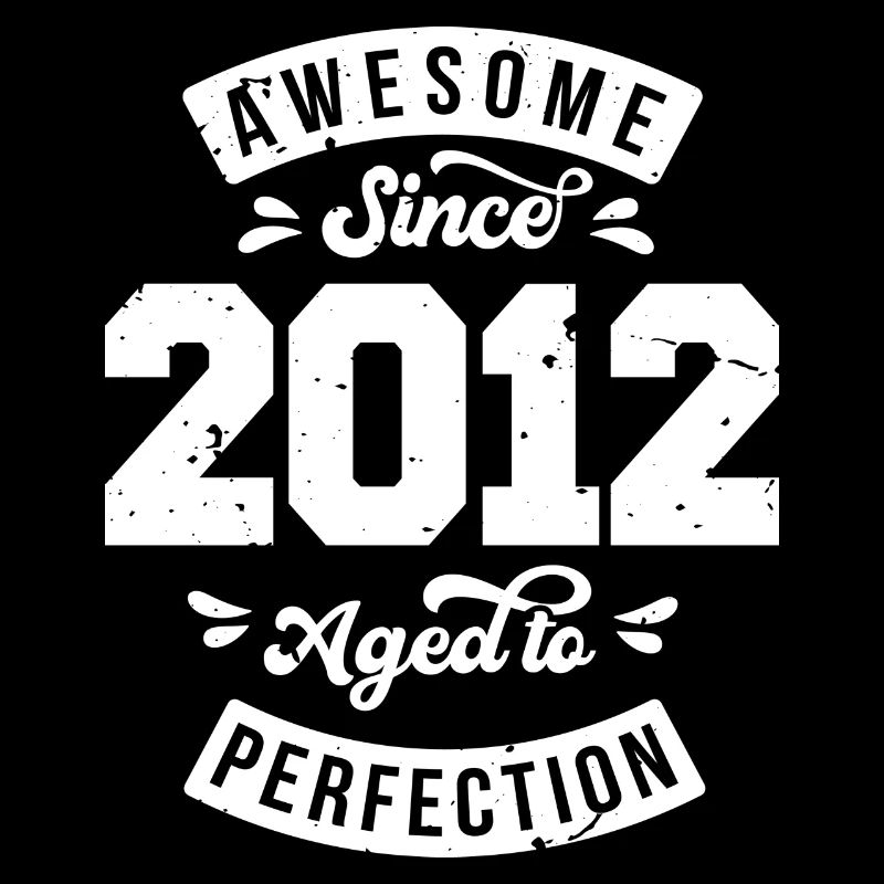 Vintage 2012 Geburtstag - retro 2012