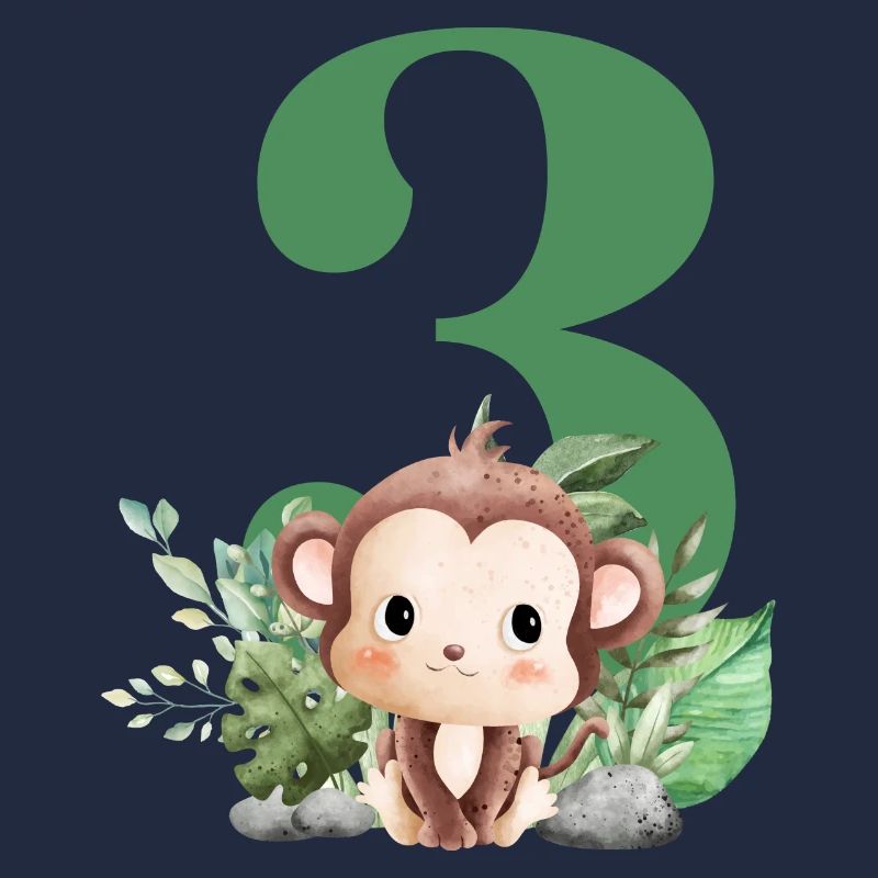 3rd Birthday Monkey Safari