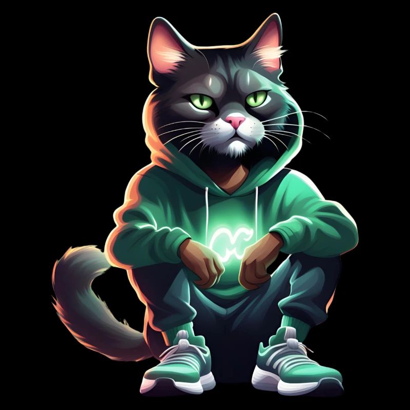 Chat Hip Hop Noir