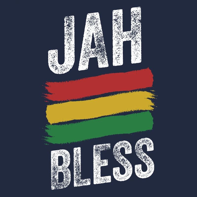 Jah Bless Rasta Flag Reggae Roots Jamaïque