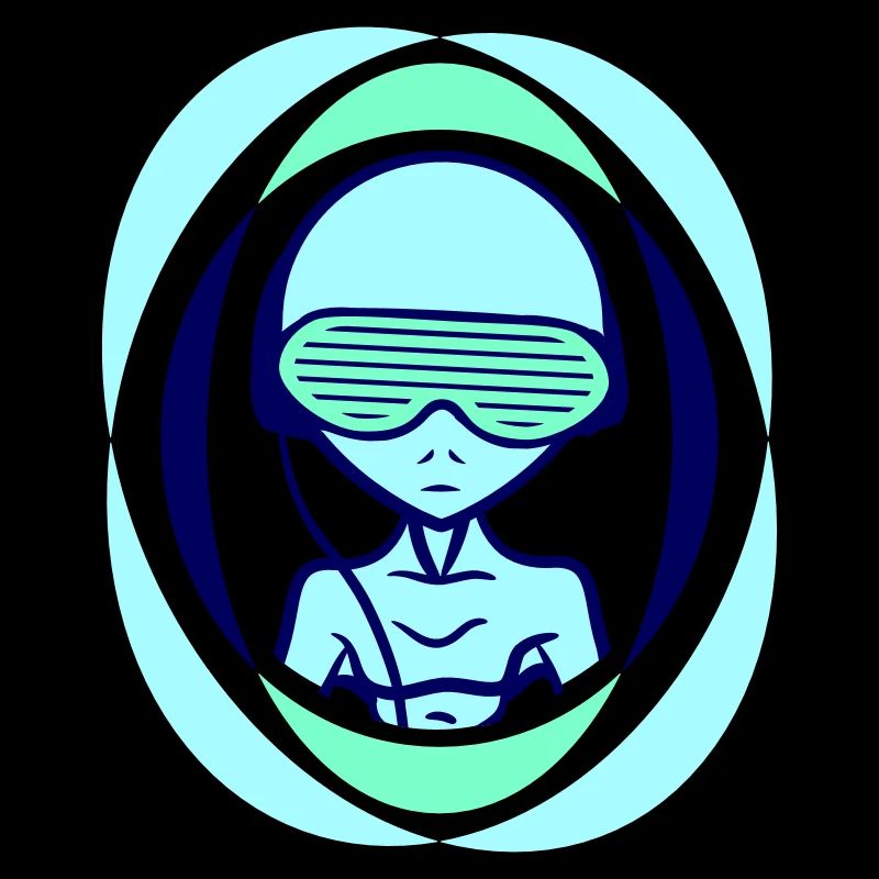 DJ Alien Alien Sunglasses Party Music