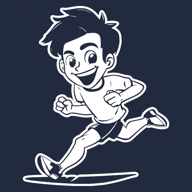 Marathon Boy Drawing
