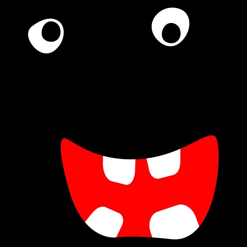 Monster Halloween Comic gruselig Gesicht cool Face