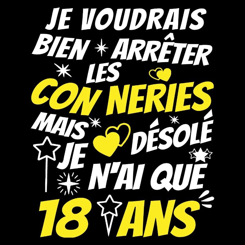 j'ai 18 ans / idée cadeau anniversaire / 18 ans