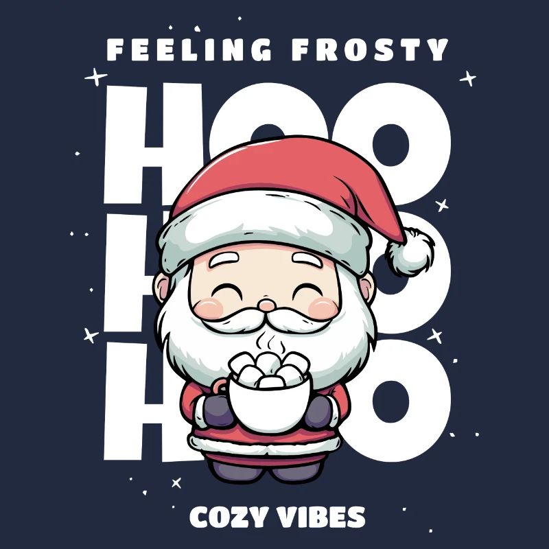 Weihnachten Pullover - Weihnachtsmann, Geschenk