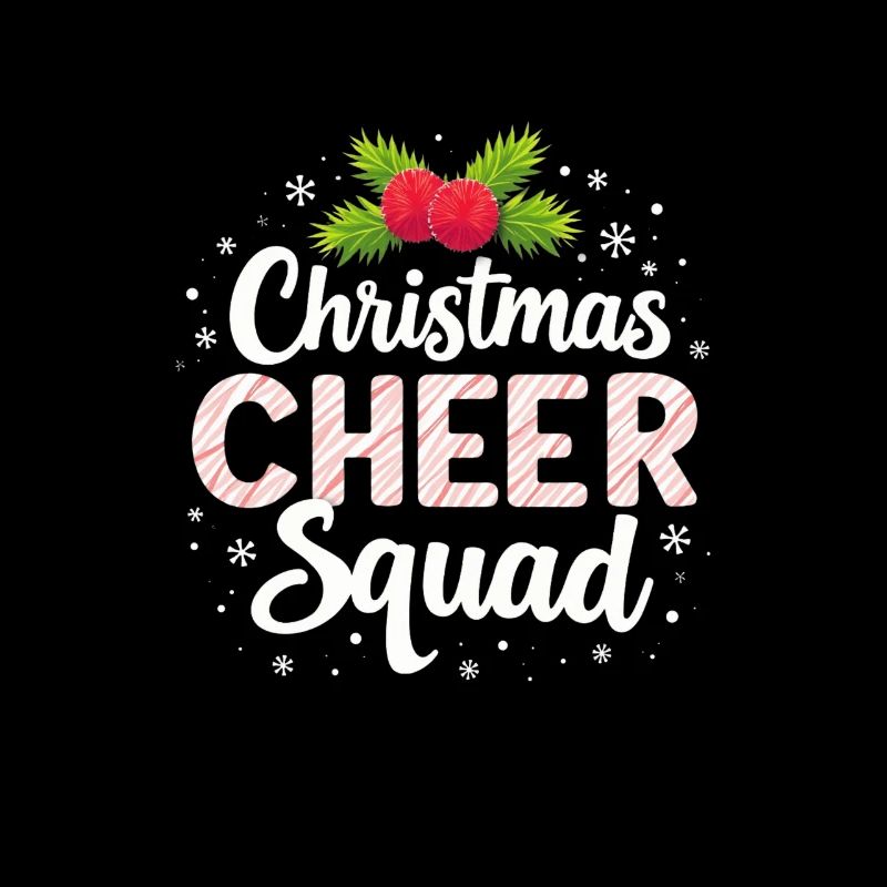 Weihnachten Cheer Squad Festliche Freude