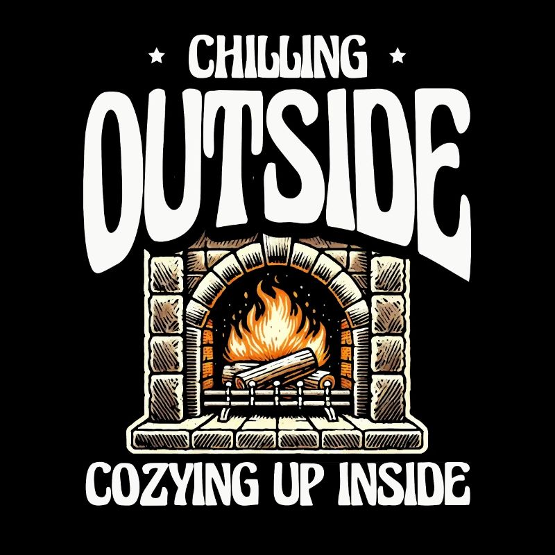 Chilling outside, cosy inside, wintry