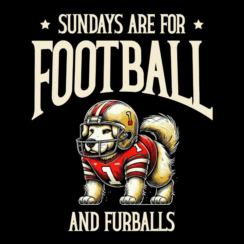 Le dimanche, c’est le jour du football et du match de boules de poils