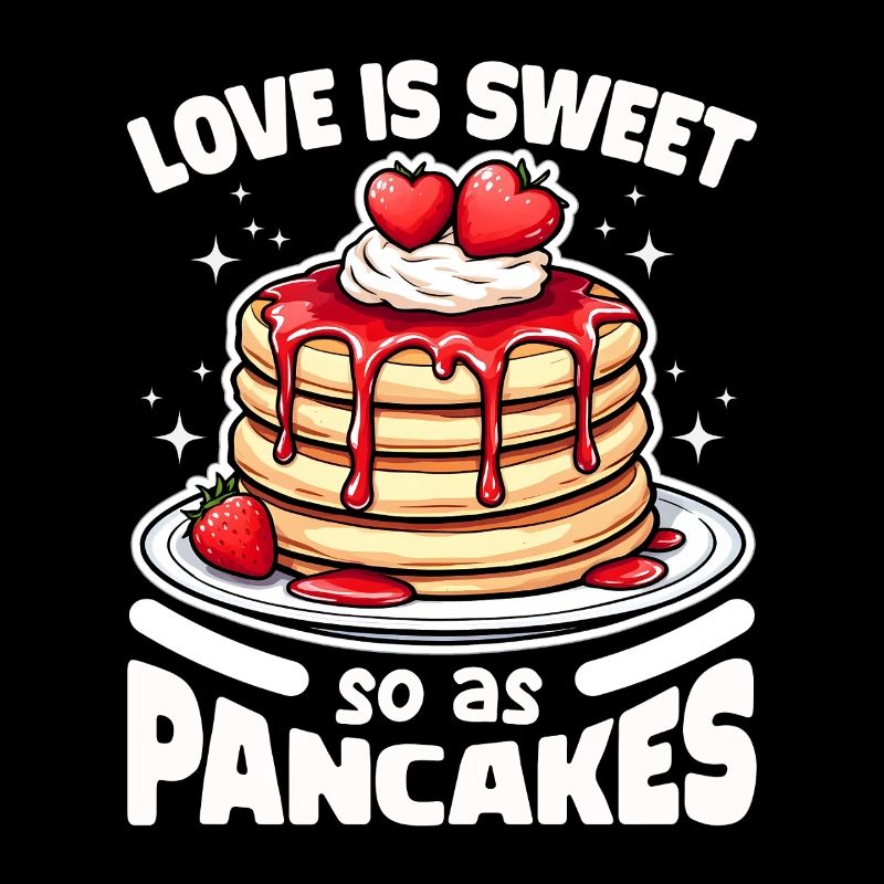 LIEBE IST SÜSS SO WIE PANCAKES - GESCHENK