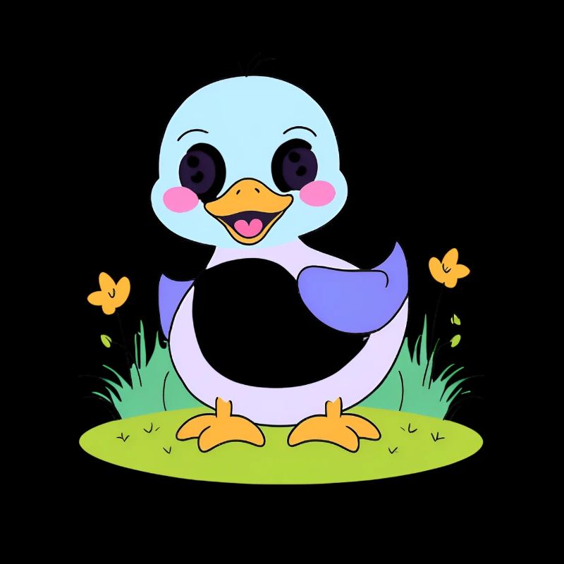 Bébé Canard Canard Enfants Mignon 1