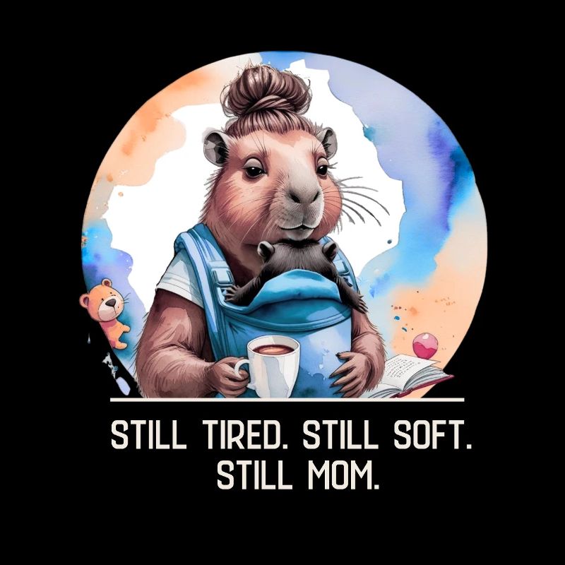 Still Tired. Still Soft. Still Mom. New Mom Design