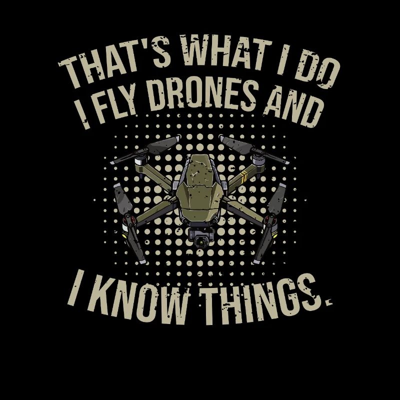 C'est ce que je fais - je pilote des drones et je sais des choses