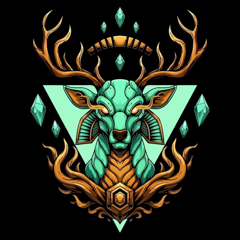 Turquoise Moose Crystal Geometry
