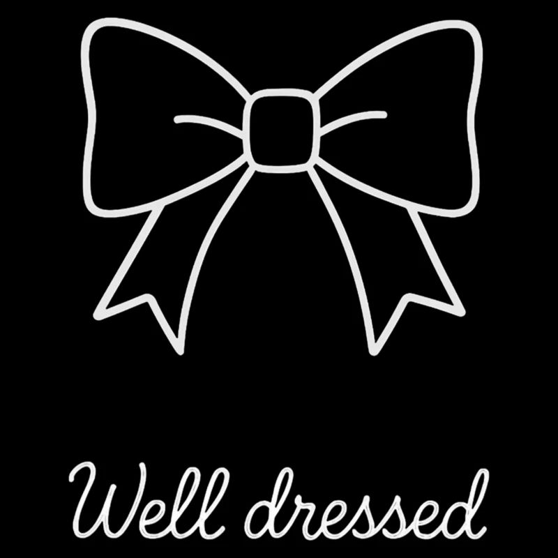 Well dressed.