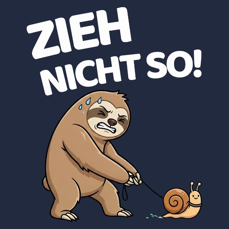 Don't pull so sloth with snail