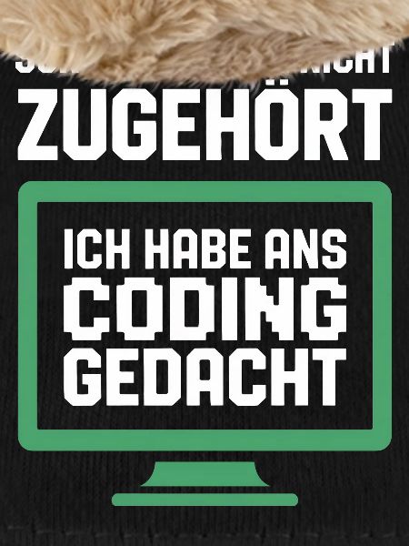 Coding Gedanke am Bildschirm