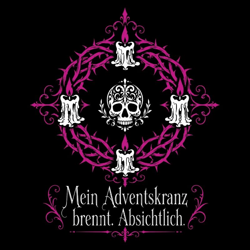 Adventskranz brennt absichtlich — Gothmas