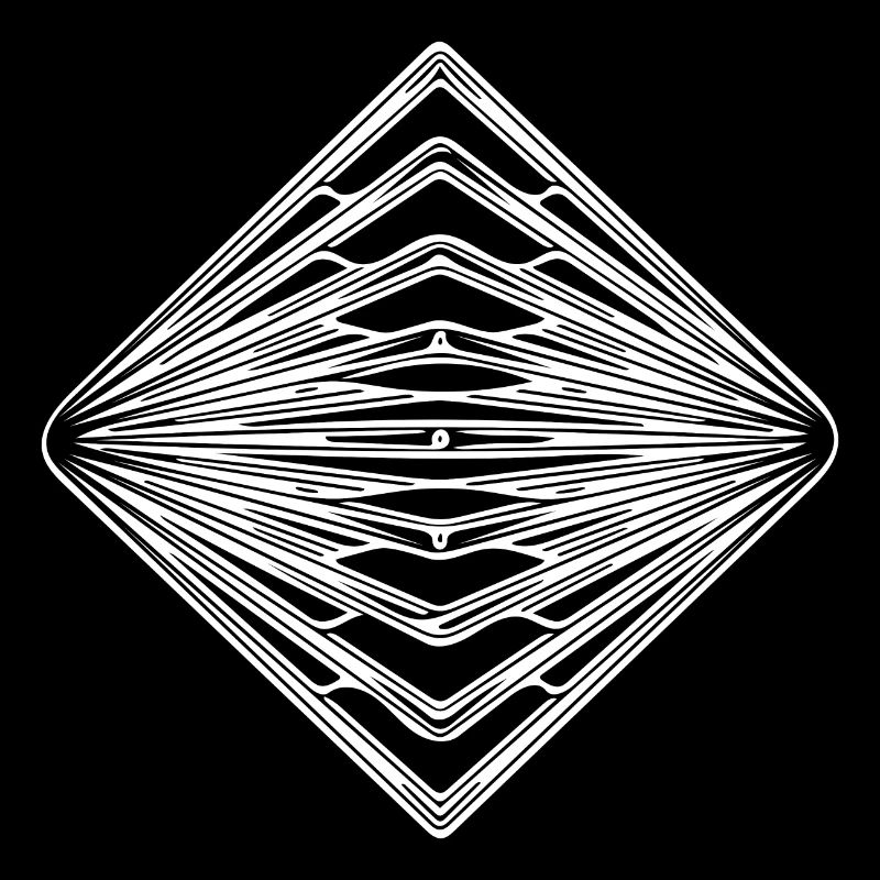 Geometrisches Vintage Dreiecke Muster