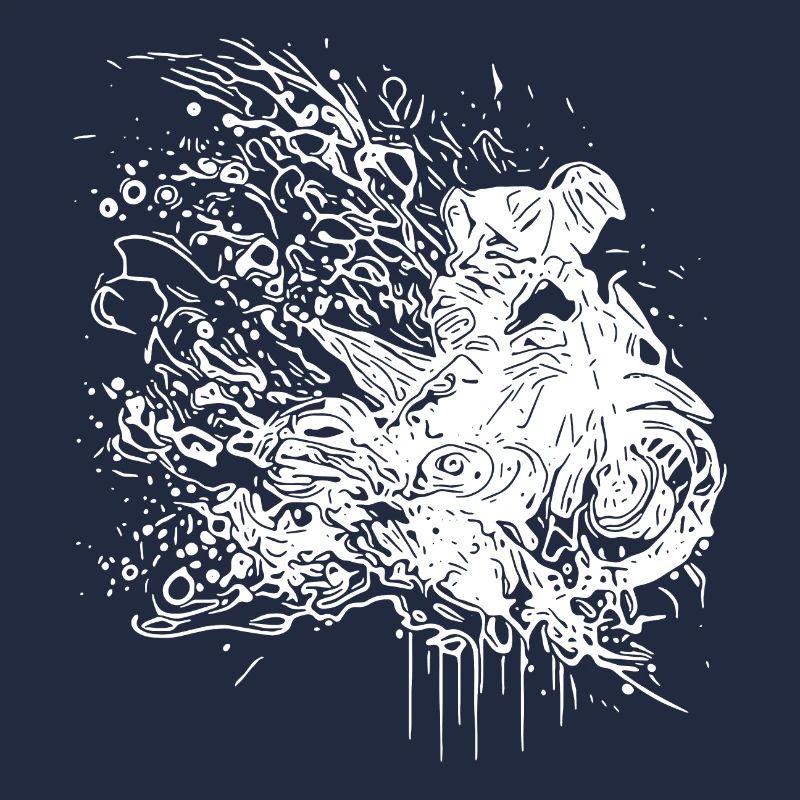 Racing Motorcycle Splash Style