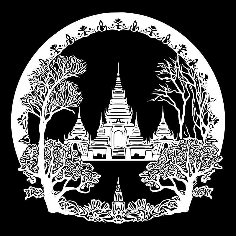Thailand Tempel Anlage Traum Urlaub Land