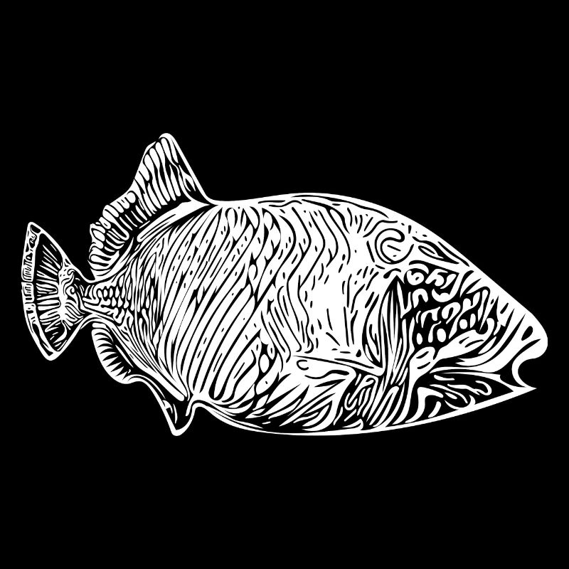 Drückerfisch Vintage Style