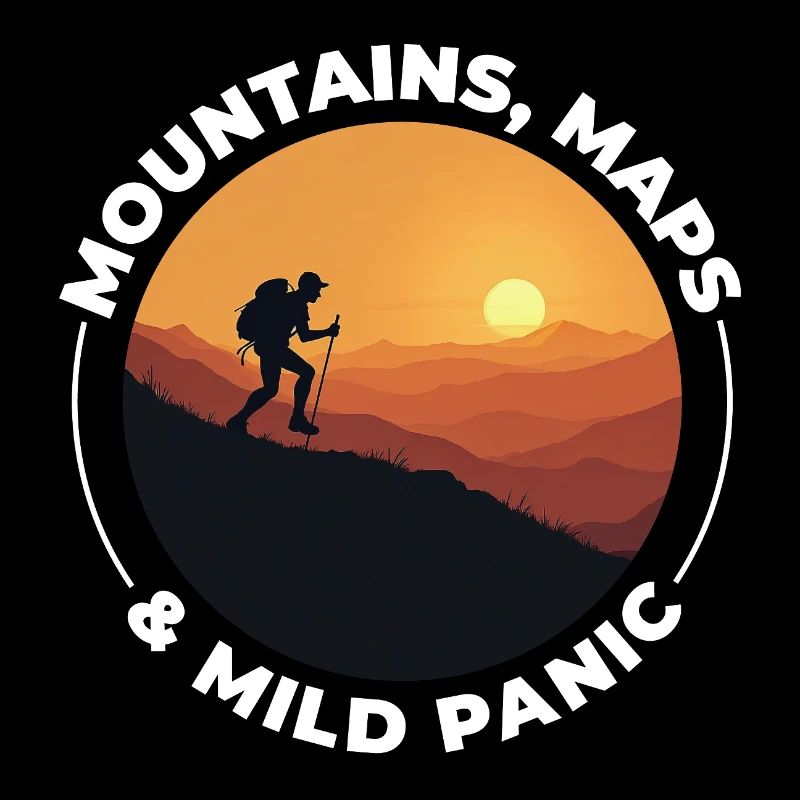 Hiking Mountain Sunset Adventure Outdoor Explore