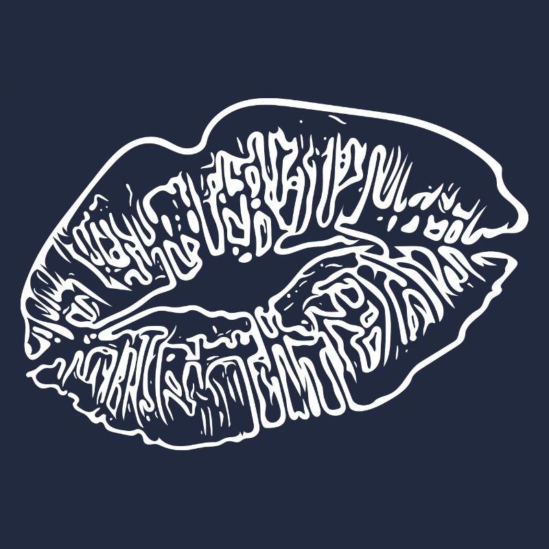 Rouge à lèvres Baiser bouche Saint-Valentin Baisers