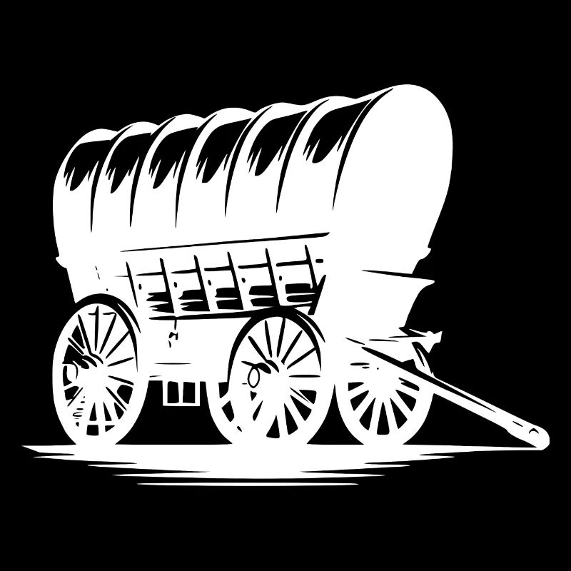 Carriage Horses Carriage Old covered wagon