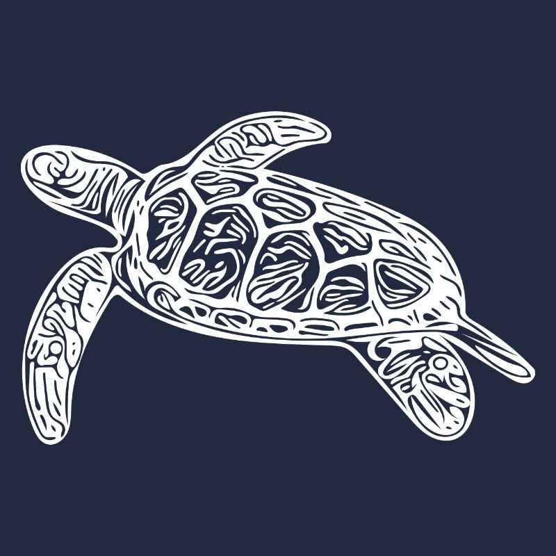 Small floating turtle