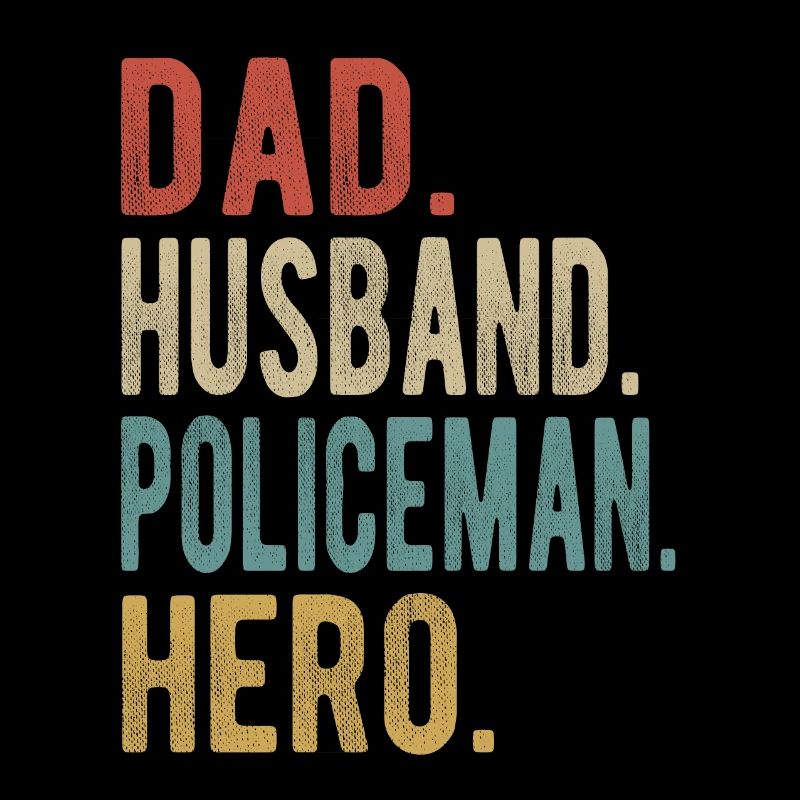 Polizist Papa Ehemann Held
